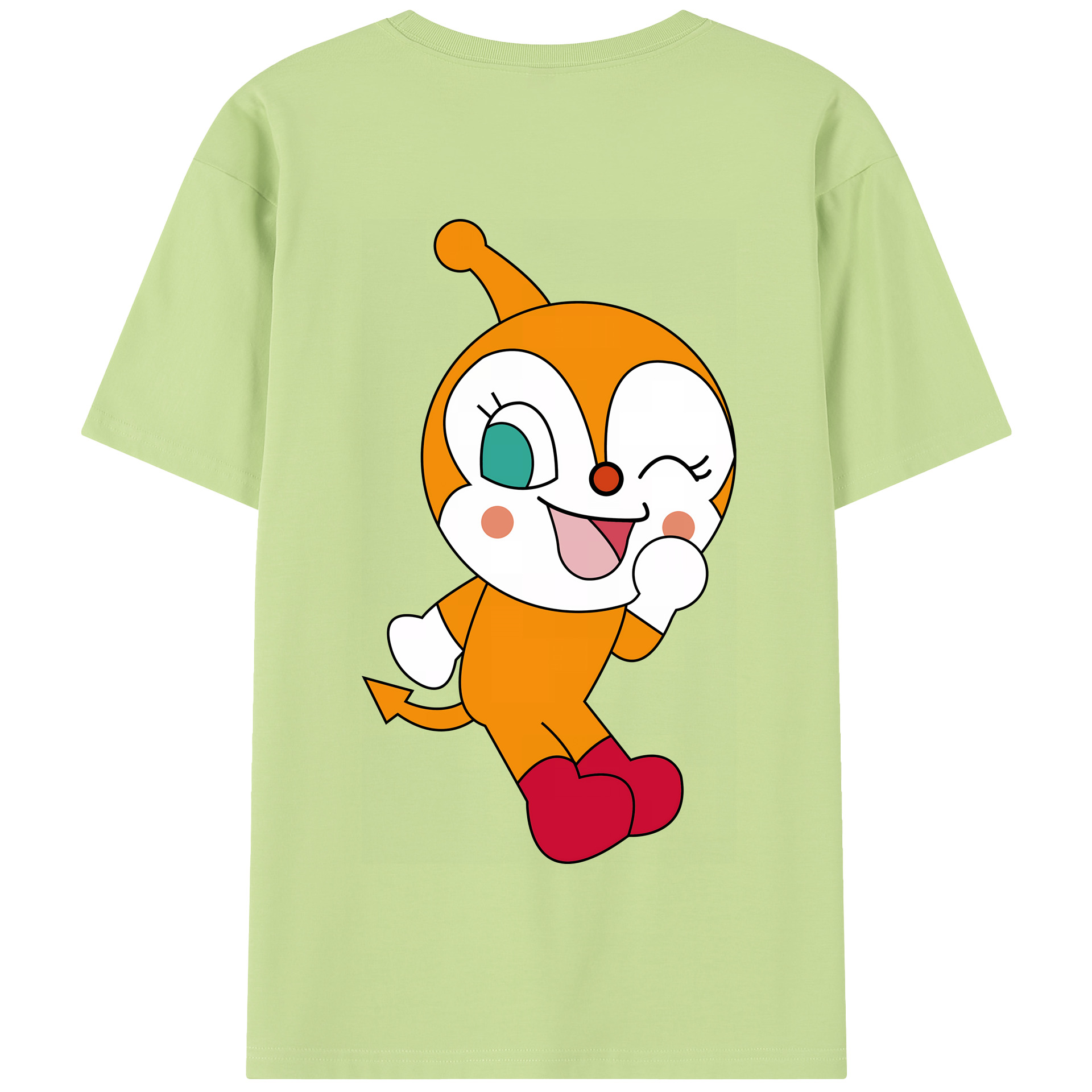 （画像用） アンパンマン Anpanman 綿100％半袖Tシャツ（背面プリント）